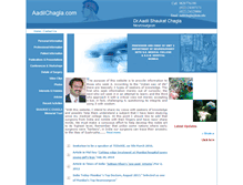 Tablet Screenshot of aadilchagla.com